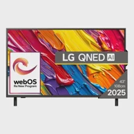 LG TV NanoCell 43QNED84A3C 43" 4K Ultra HD Smart TV, crni